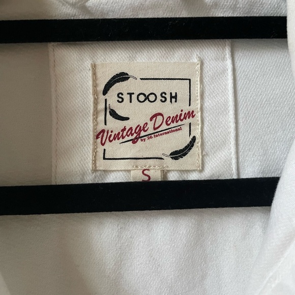 Stoosh White Denim Shirt - Picture 3 of 6